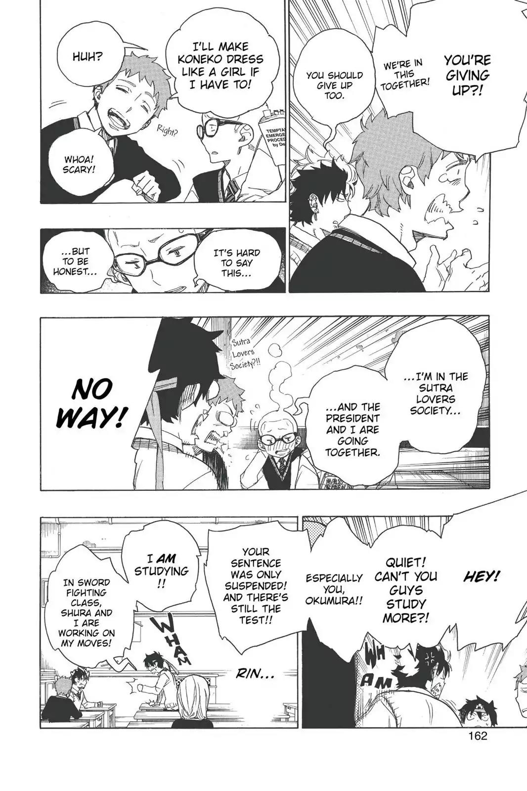 Ao no Exorcist Chapter 47 page 12 - Chapter 47: True Cross Academy Festival Eve