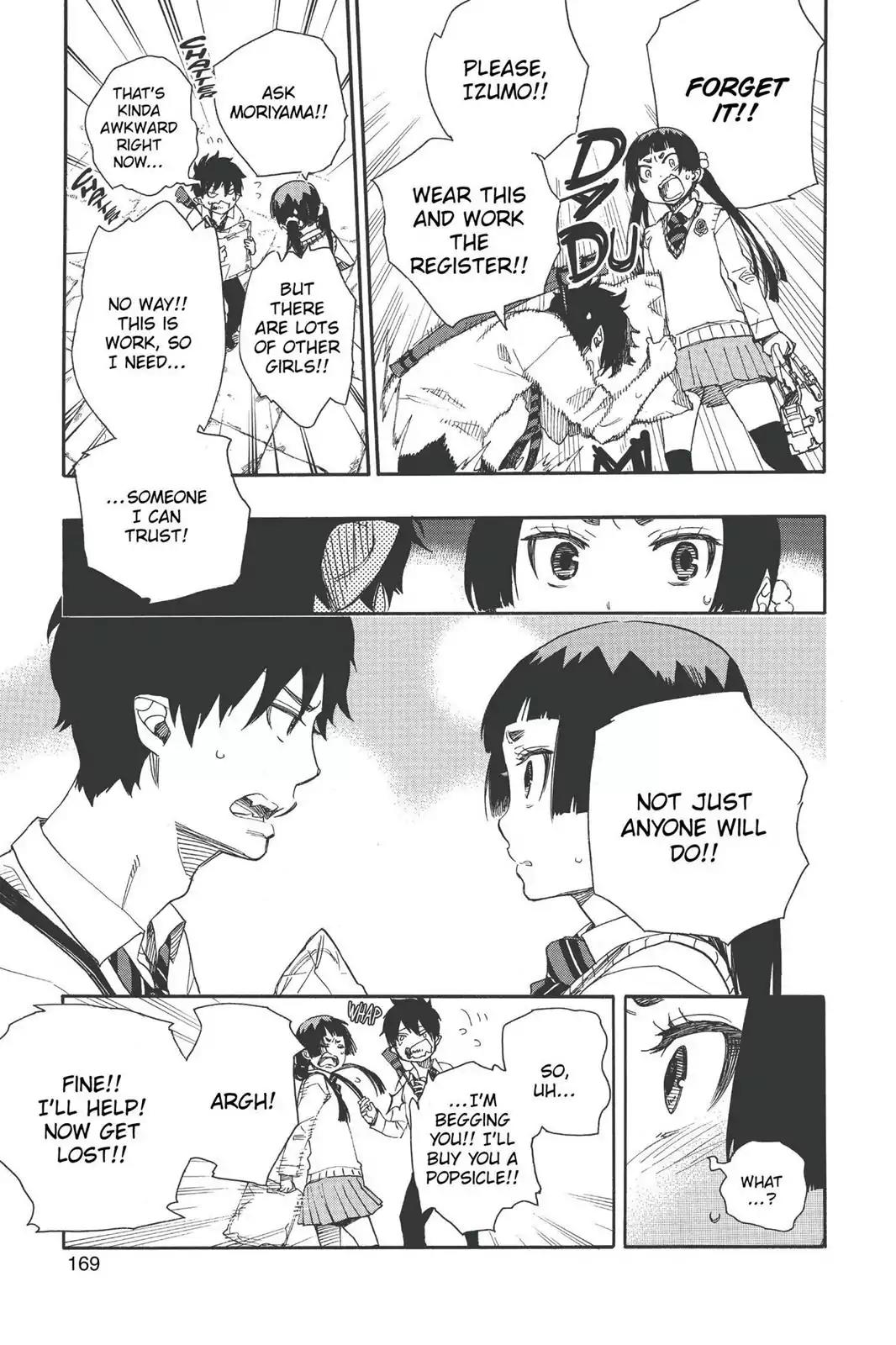 Ao no Exorcist Chapter 47 page 19 - Chapter 47: True Cross Academy Festival Eve