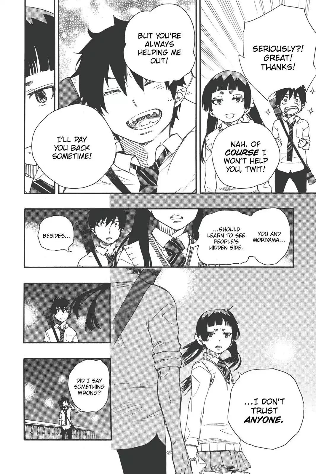 Ao no Exorcist Chapter 47 page 20 - Chapter 47: True Cross Academy Festival Eve