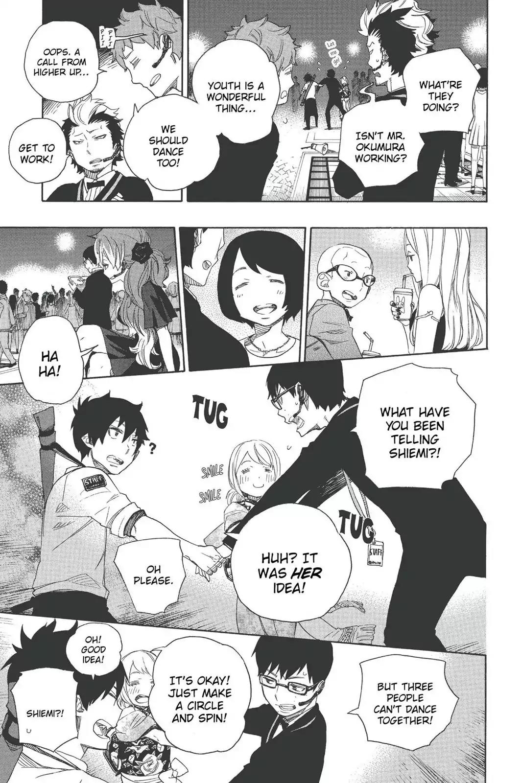 Ao no Exorcist Chapter 47 page 31 - Chapter 47: True Cross Academy Festival Eve