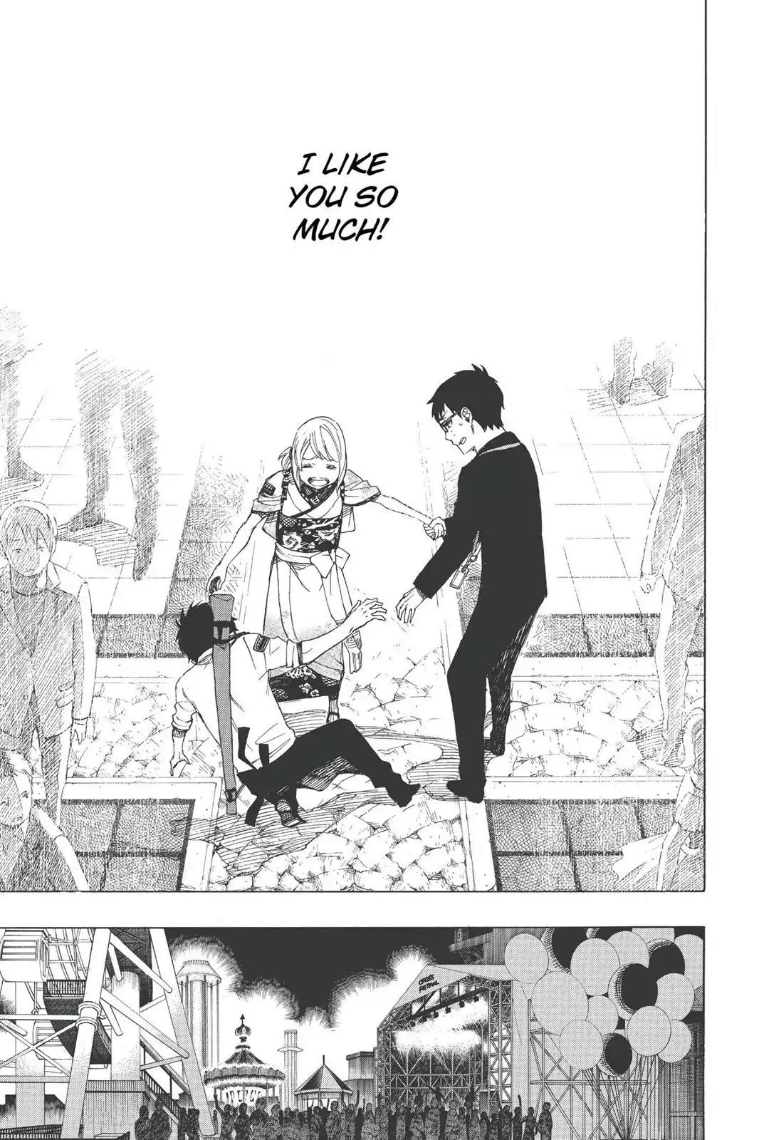 Ao no Exorcist Chapter 47 page 33 - Chapter 47: True Cross Academy Festival Eve