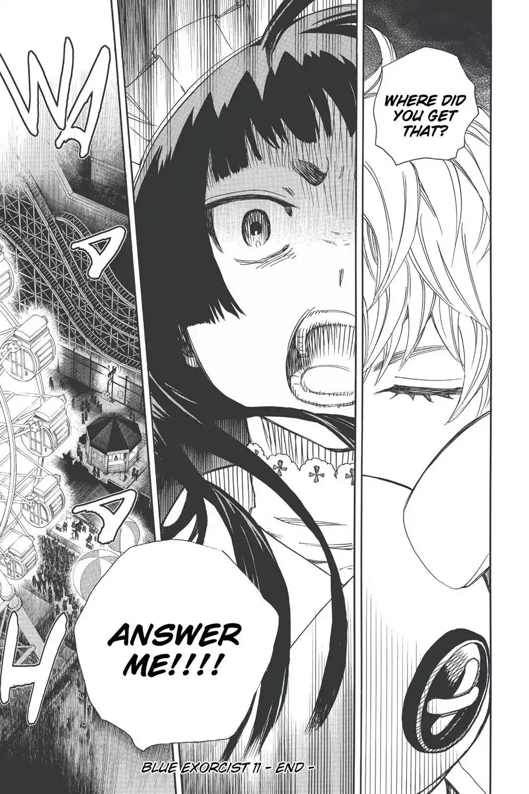 Ao no Exorcist Chapter 47 page 37 - Chapter 47: True Cross Academy Festival Eve