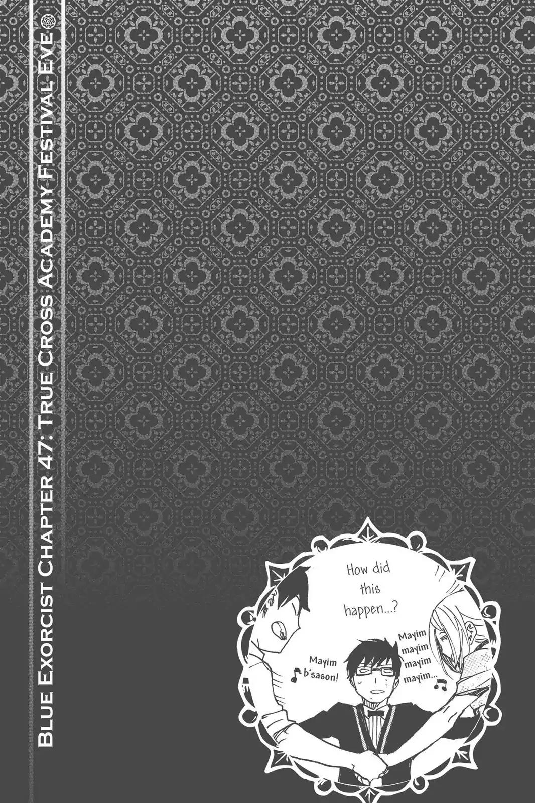 Ao no Exorcist Chapter 47 page 38 - Chapter 47: True Cross Academy Festival Eve