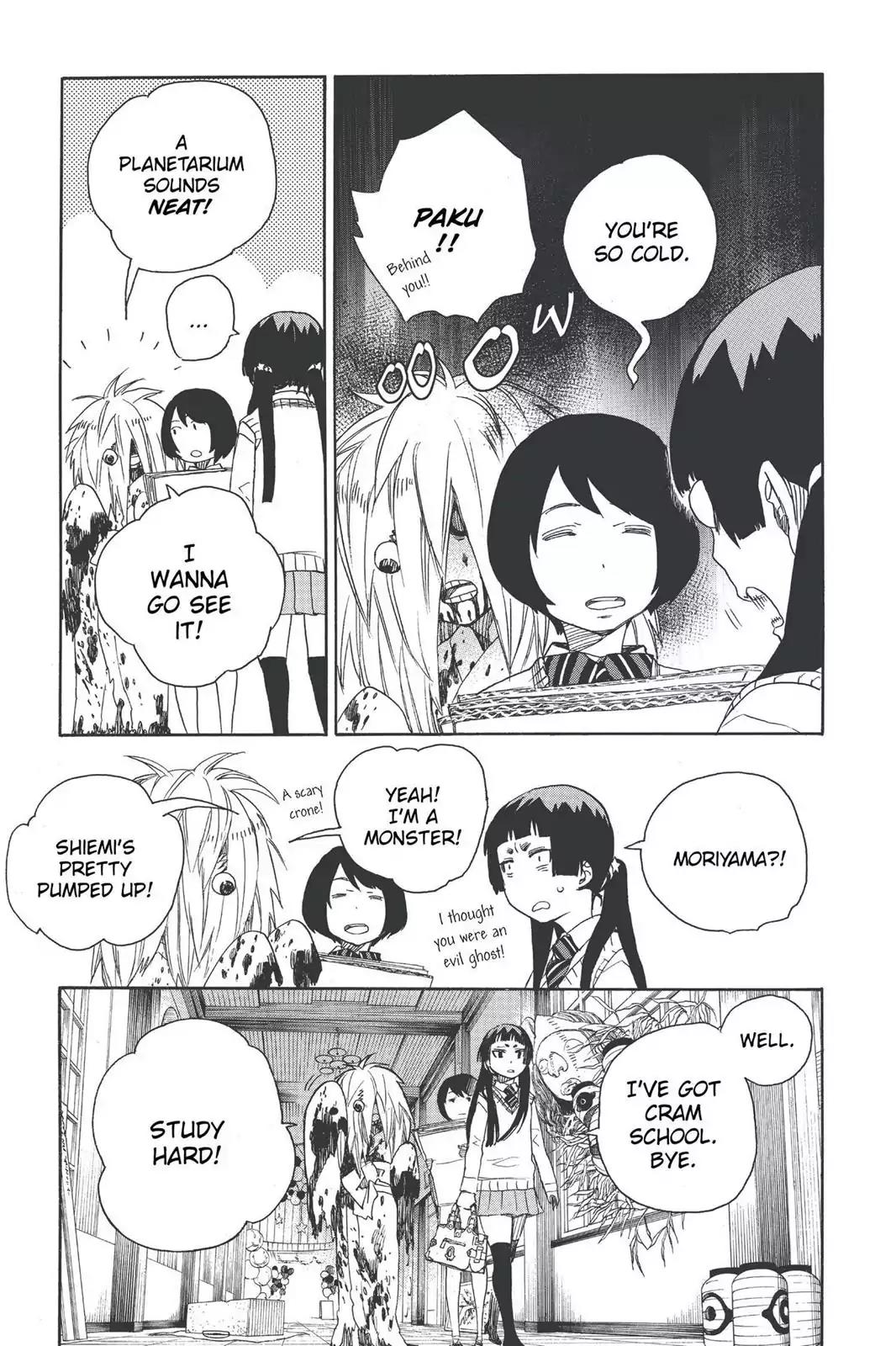 Ao no Exorcist Chapter 47 page 7 - Chapter 47: True Cross Academy Festival Eve