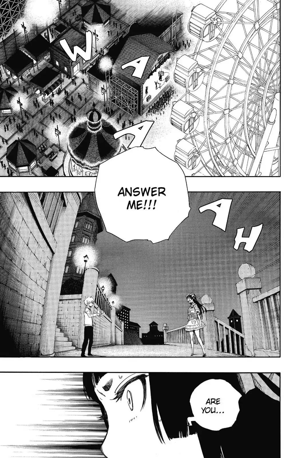 Ao no Exorcist Chapter 48 page 10 - Chapter 48: The Night of the True Cross Academy Festival