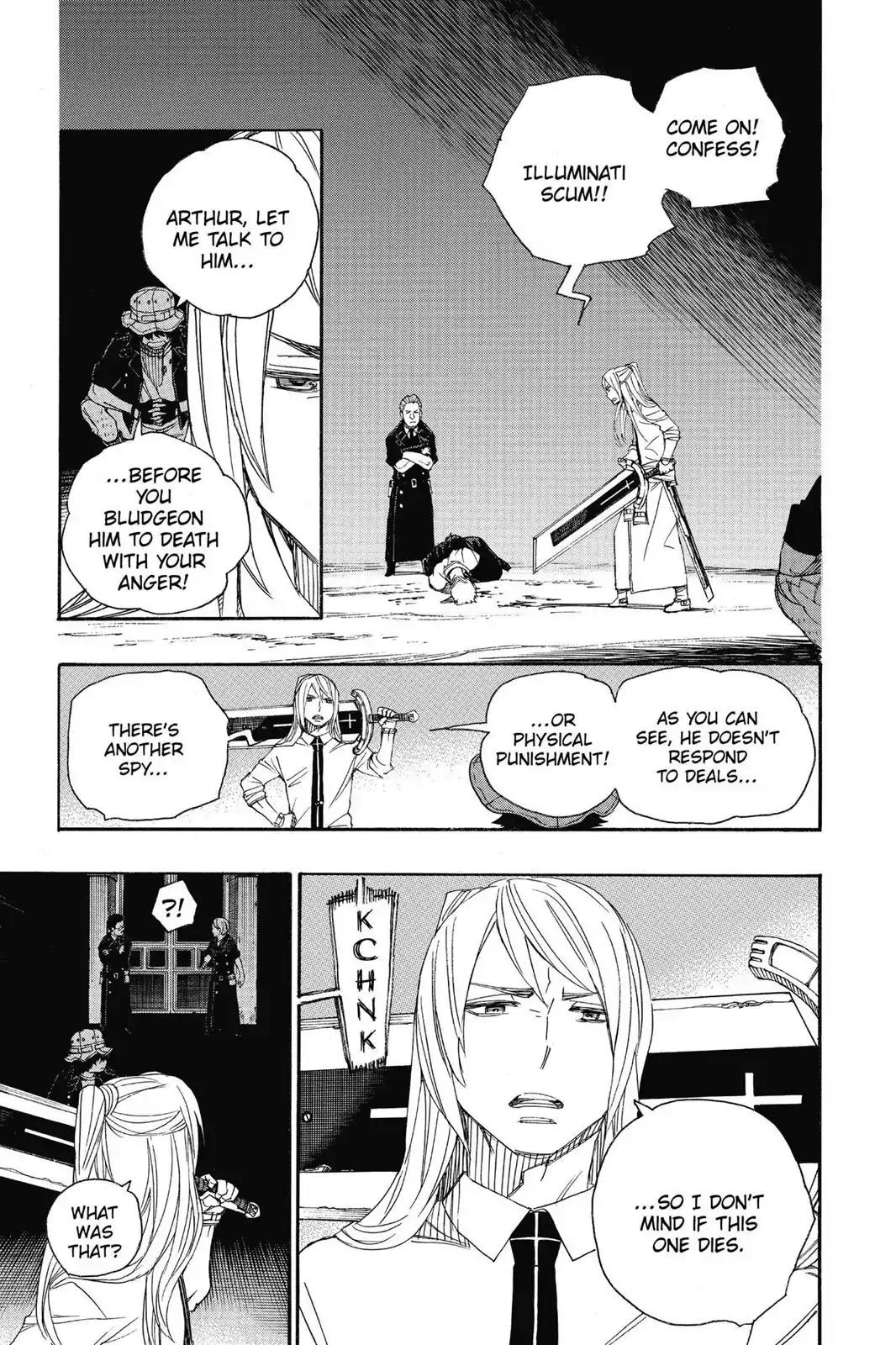 Ao no Exorcist Chapter 48 page 12 - Chapter 48: The Night of the True Cross Academy Festival
