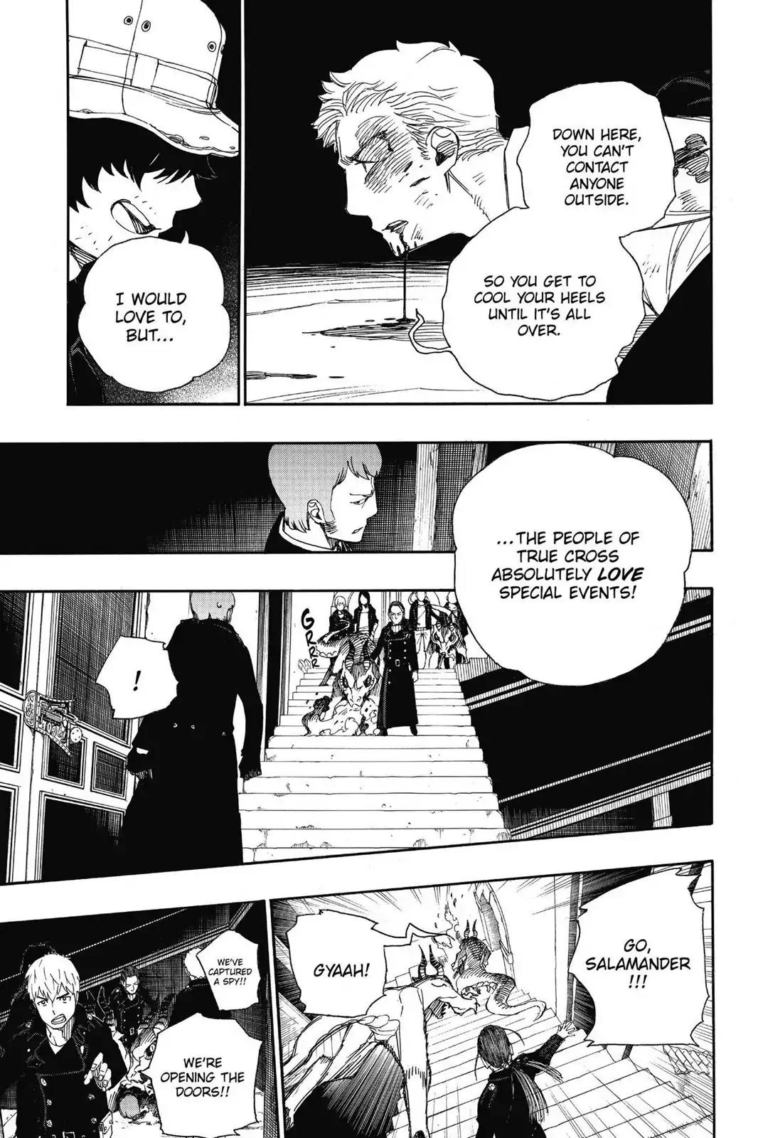 Ao no Exorcist Chapter 48 page 14 - Chapter 48: The Night of the True Cross Academy Festival