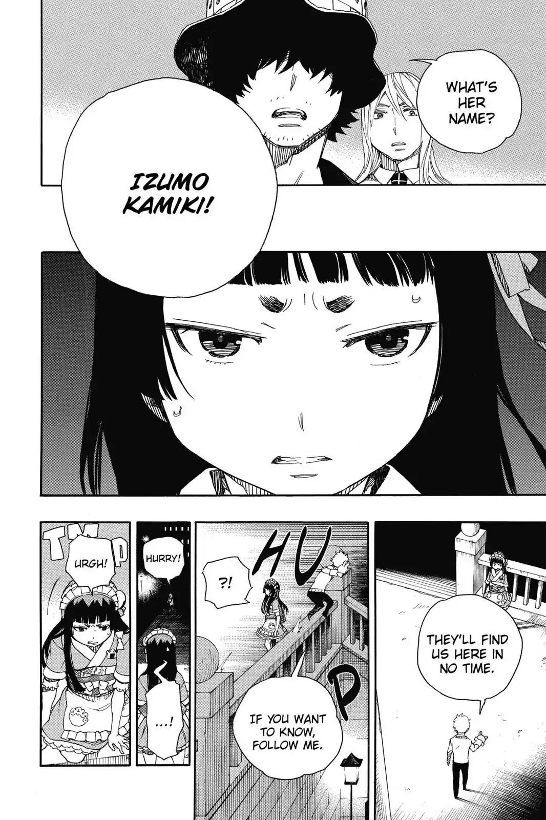 Ao no Exorcist Chapter 48 page 17 - Chapter 48: The Night of the True Cross Academy Festival