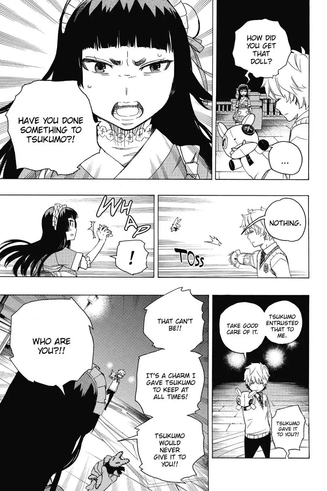 Ao no Exorcist Chapter 48 page 22 - Chapter 48: The Night of the True Cross Academy Festival