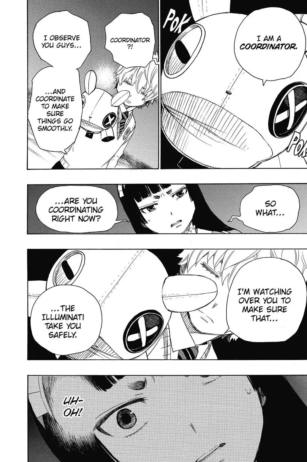 Ao no Exorcist Chapter 48 page 23 - Chapter 48: The Night of the True Cross Academy Festival