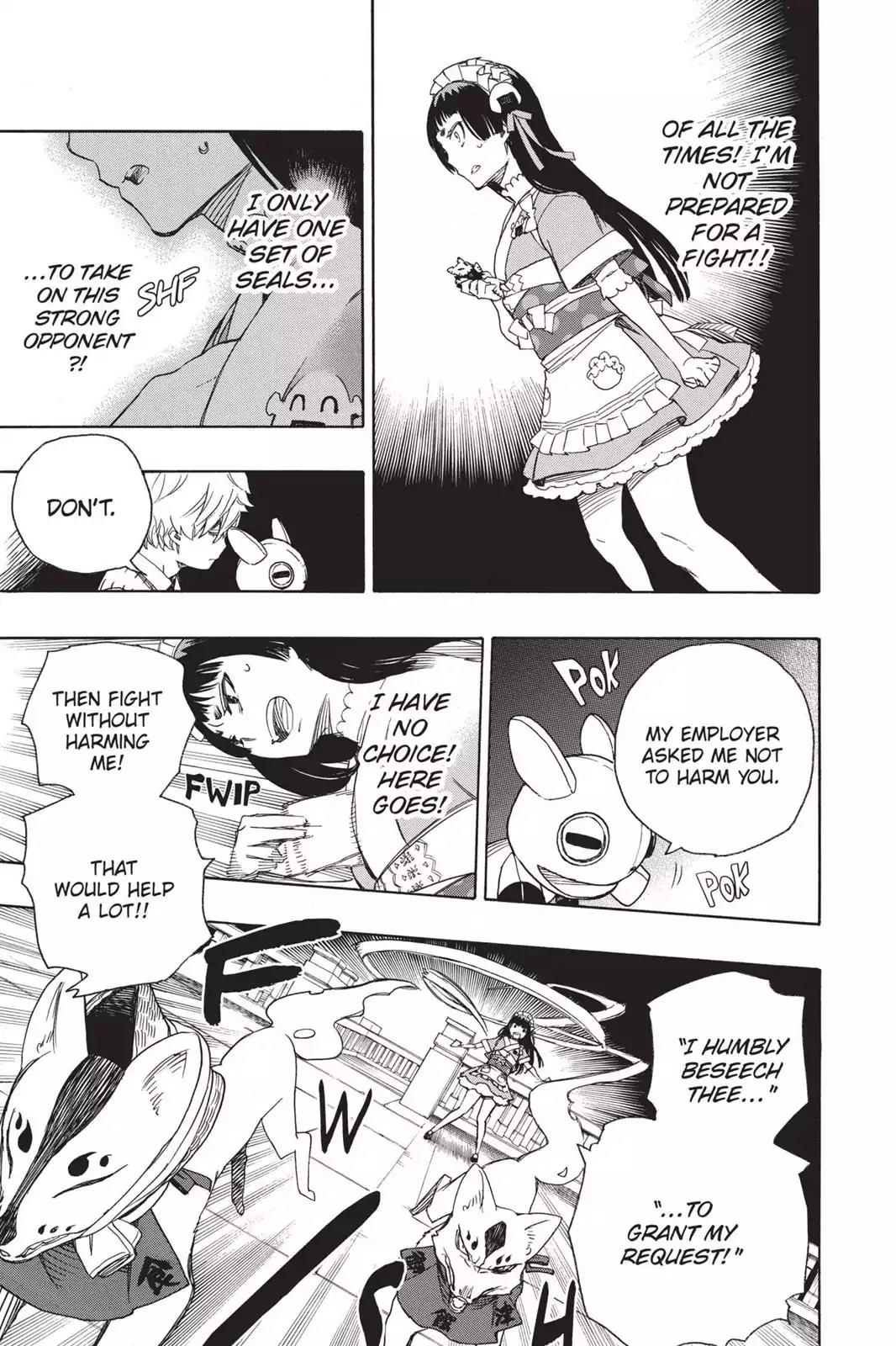 Ao no Exorcist Chapter 48 page 24 - Chapter 48: The Night of the True Cross Academy Festival