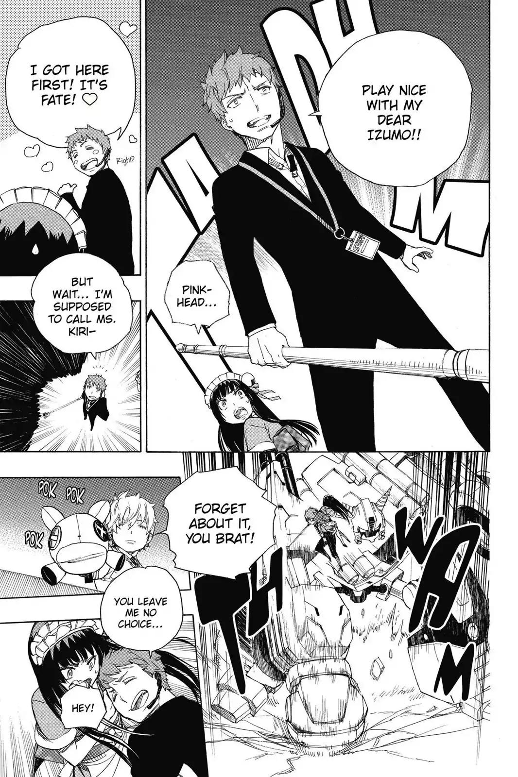 Ao no Exorcist Chapter 48 page 28 - Chapter 48: The Night of the True Cross Academy Festival