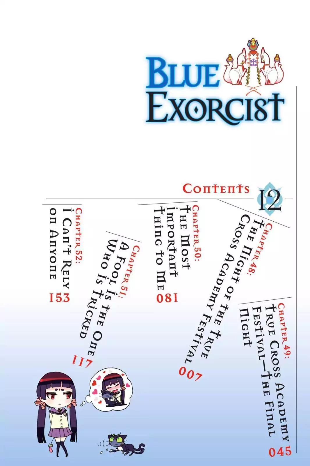 Ao no Exorcist Chapter 48 page 3 - Chapter 48: The Night of the True Cross Academy Festival