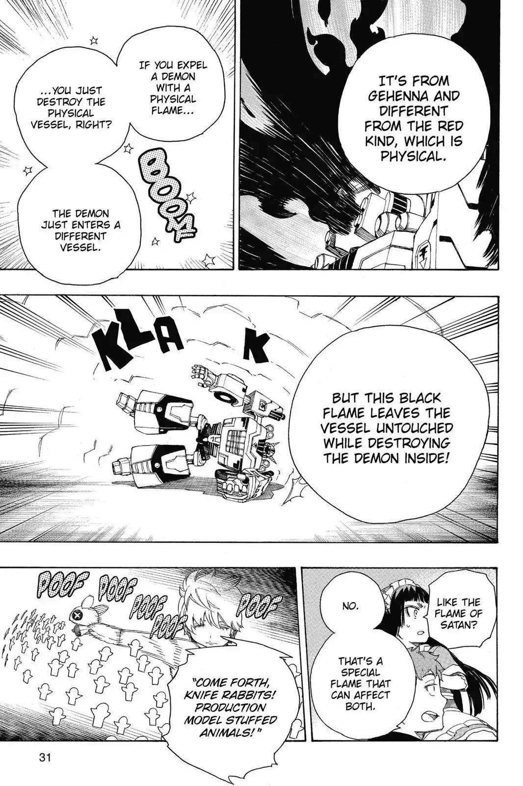 Ao no Exorcist Chapter 48 page 32 - Chapter 48: The Night of the True Cross Academy Festival