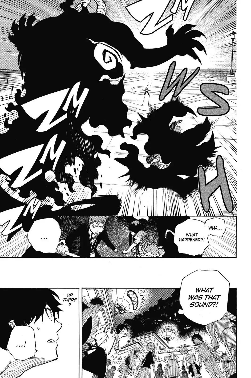 Ao no Exorcist Chapter 48 page 38 - Chapter 48: The Night of the True Cross Academy Festival