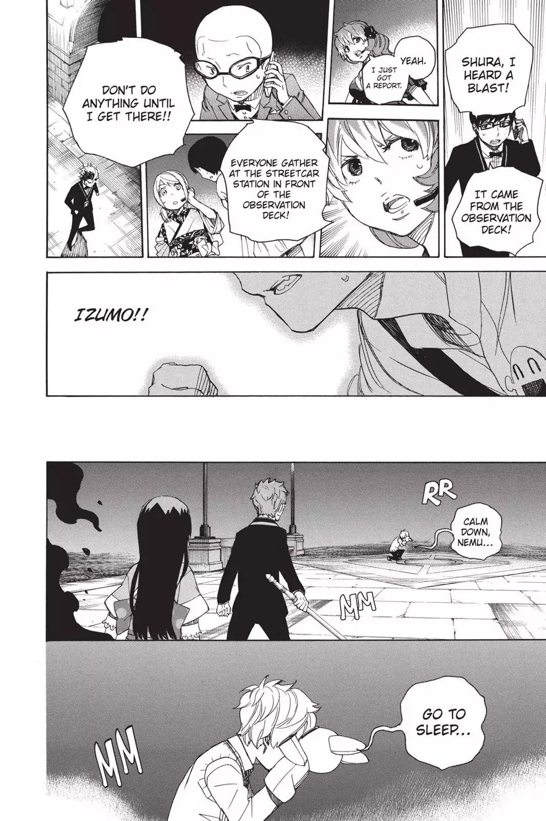 Ao no Exorcist Chapter 48 page 39 - Chapter 48: The Night of the True Cross Academy Festival