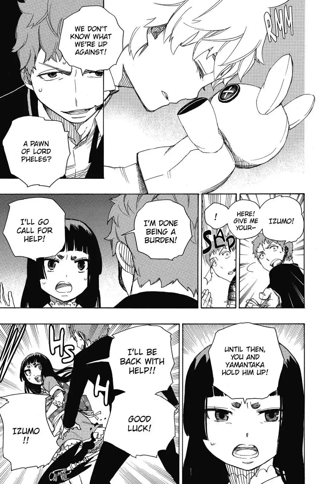 Ao no Exorcist Chapter 48 page 40 - Chapter 48: The Night of the True Cross Academy Festival