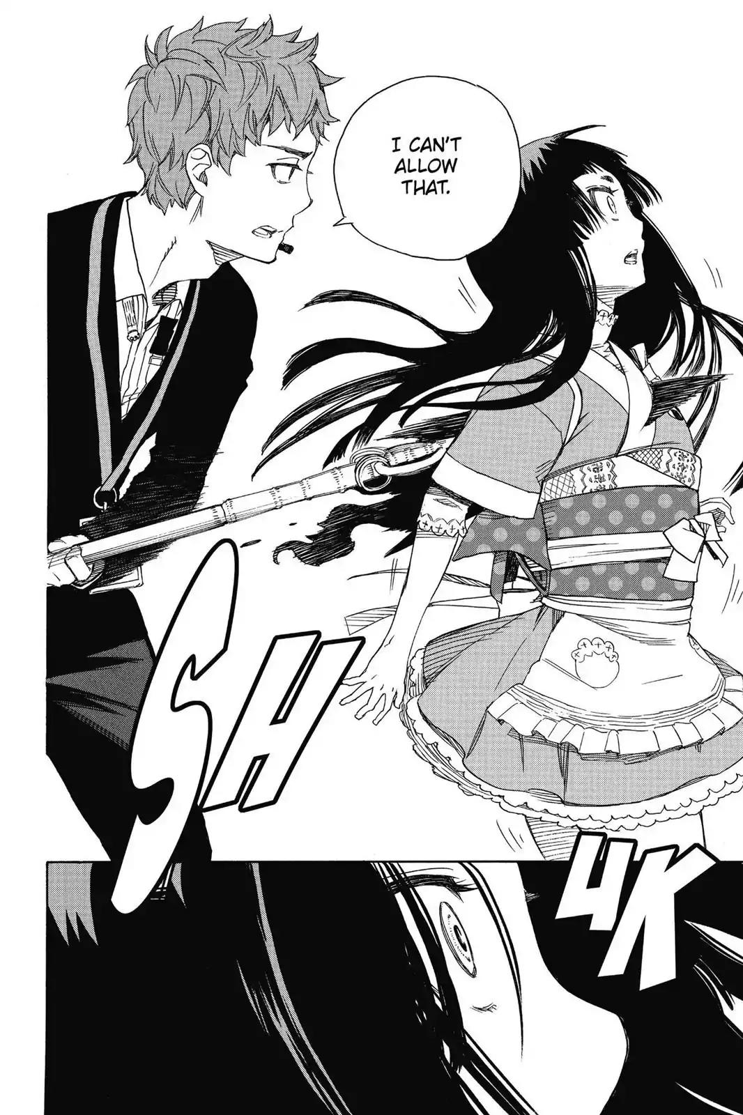 Ao no Exorcist Chapter 48 page 41 - Chapter 48: The Night of the True Cross Academy Festival