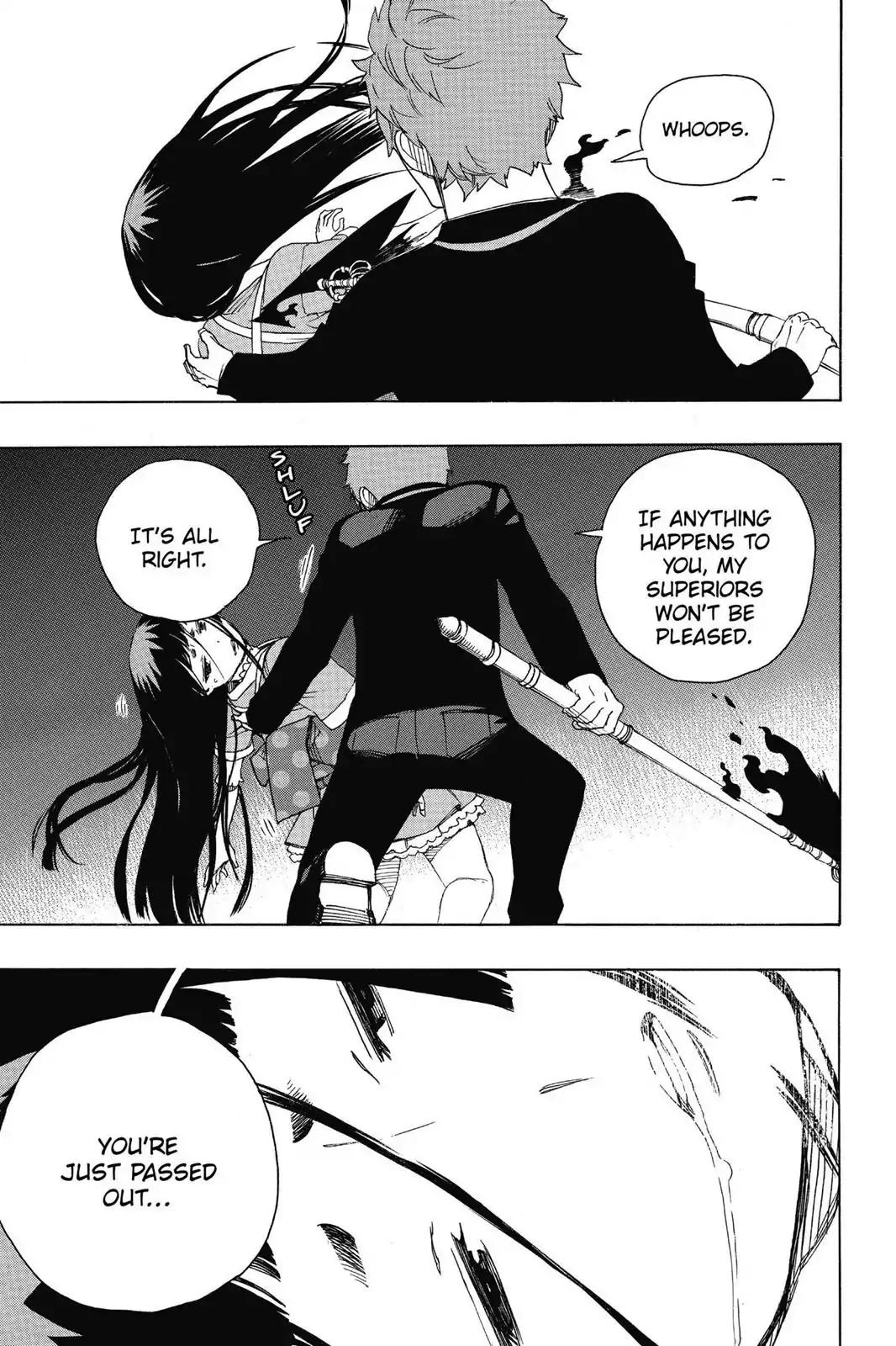 Ao no Exorcist Chapter 48 page 42 - Chapter 48: The Night of the True Cross Academy Festival