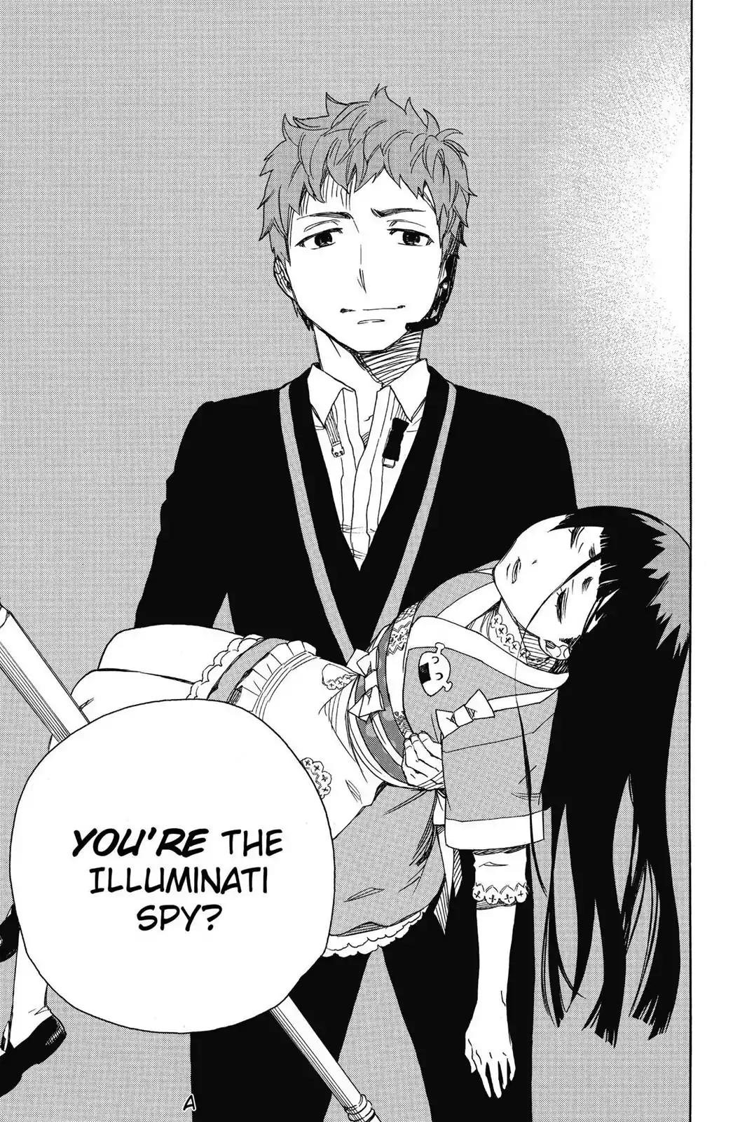 Ao no Exorcist Chapter 48 page 44 - Chapter 48: The Night of the True Cross Academy Festival