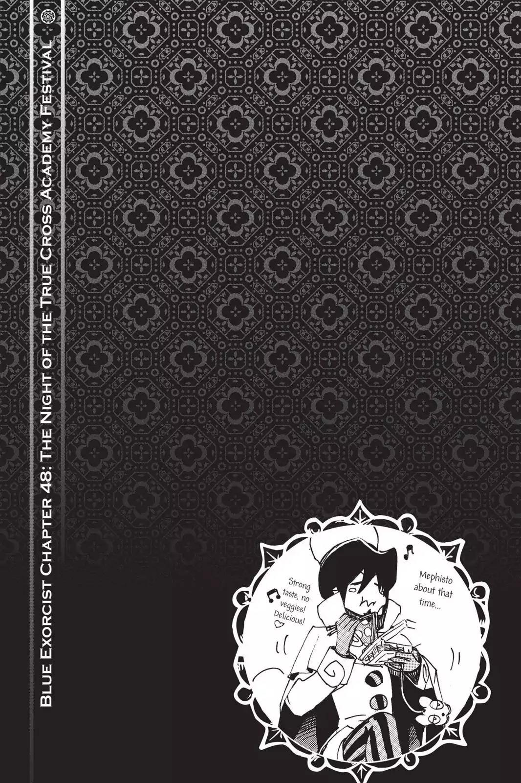 Ao no Exorcist Chapter 48 page 45 - Chapter 48: The Night of the True Cross Academy Festival