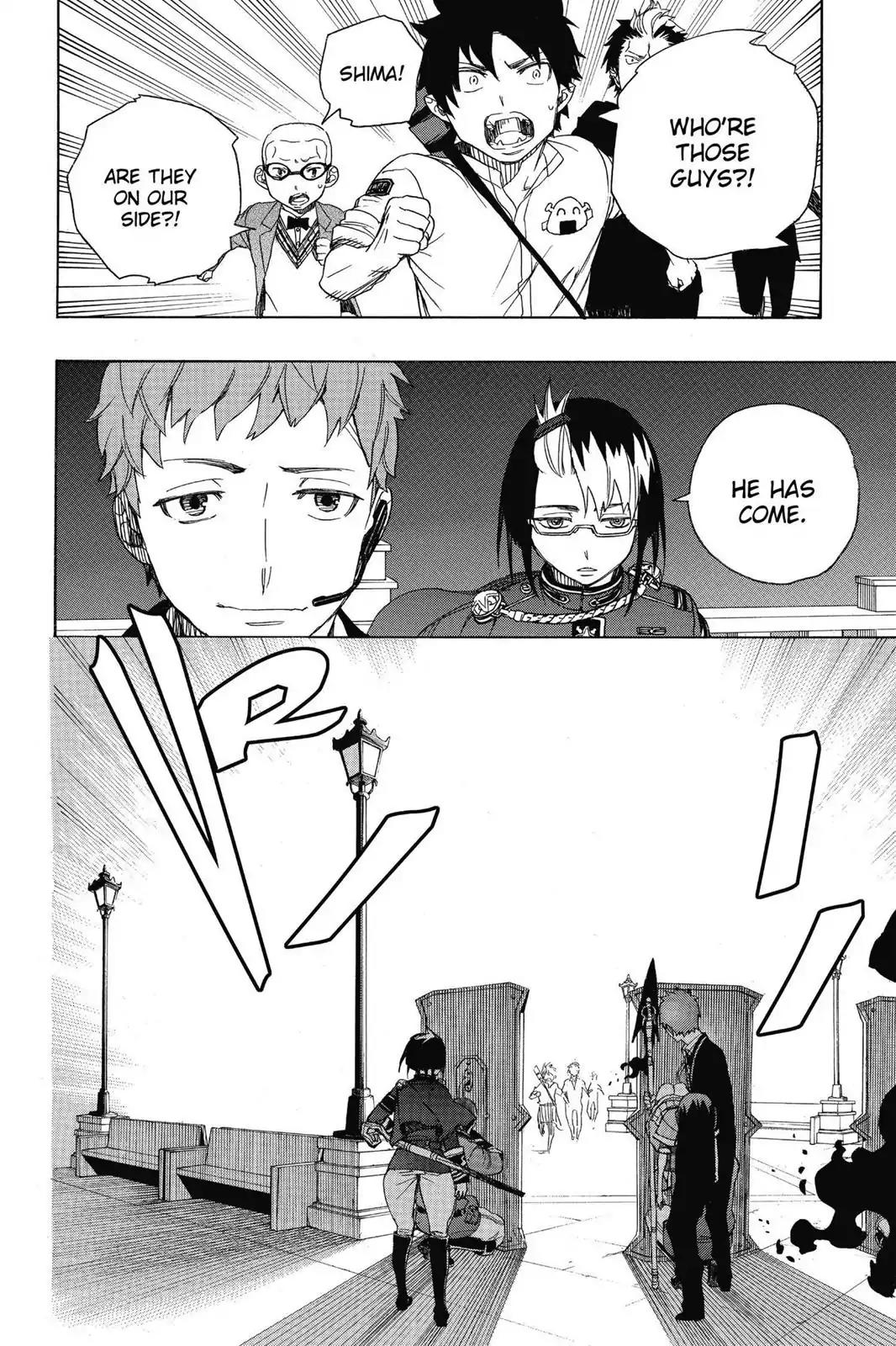 Ao no Exorcist Chapter 49 page 10 - Chapter 49: True Cross Academy Festival—The Final Night