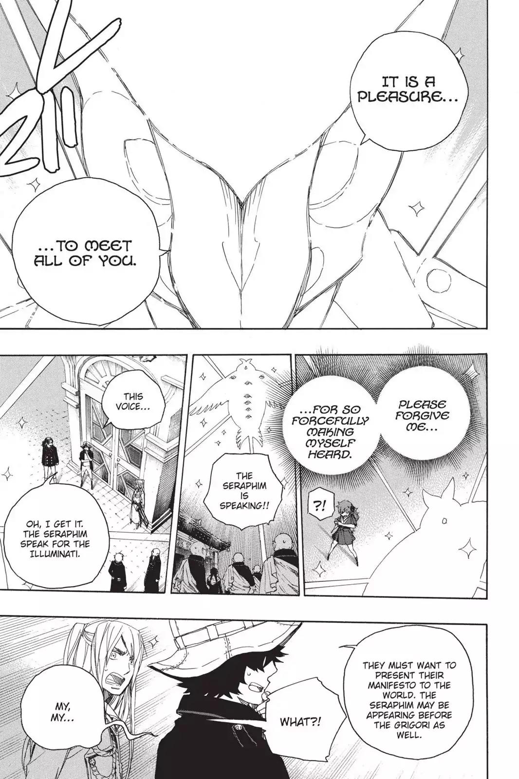 Ao no Exorcist Chapter 49 page 13 - Chapter 49: True Cross Academy Festival—The Final Night