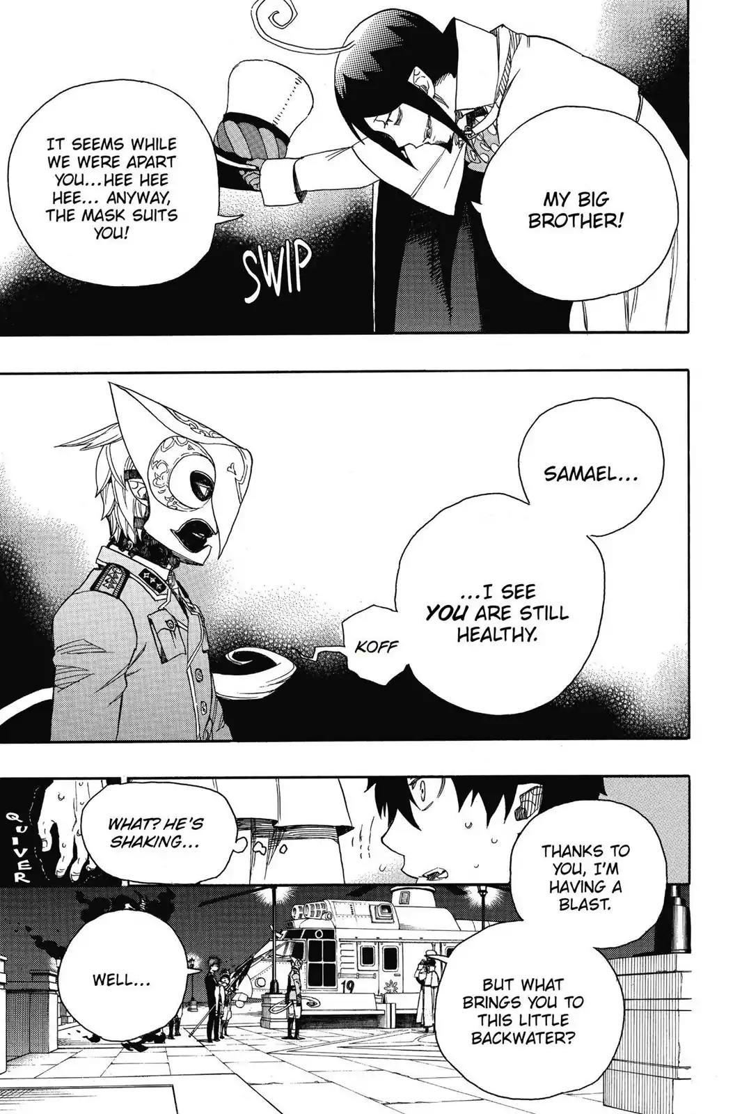 Ao no Exorcist Chapter 49 page 15 - Chapter 49: True Cross Academy Festival—The Final Night
