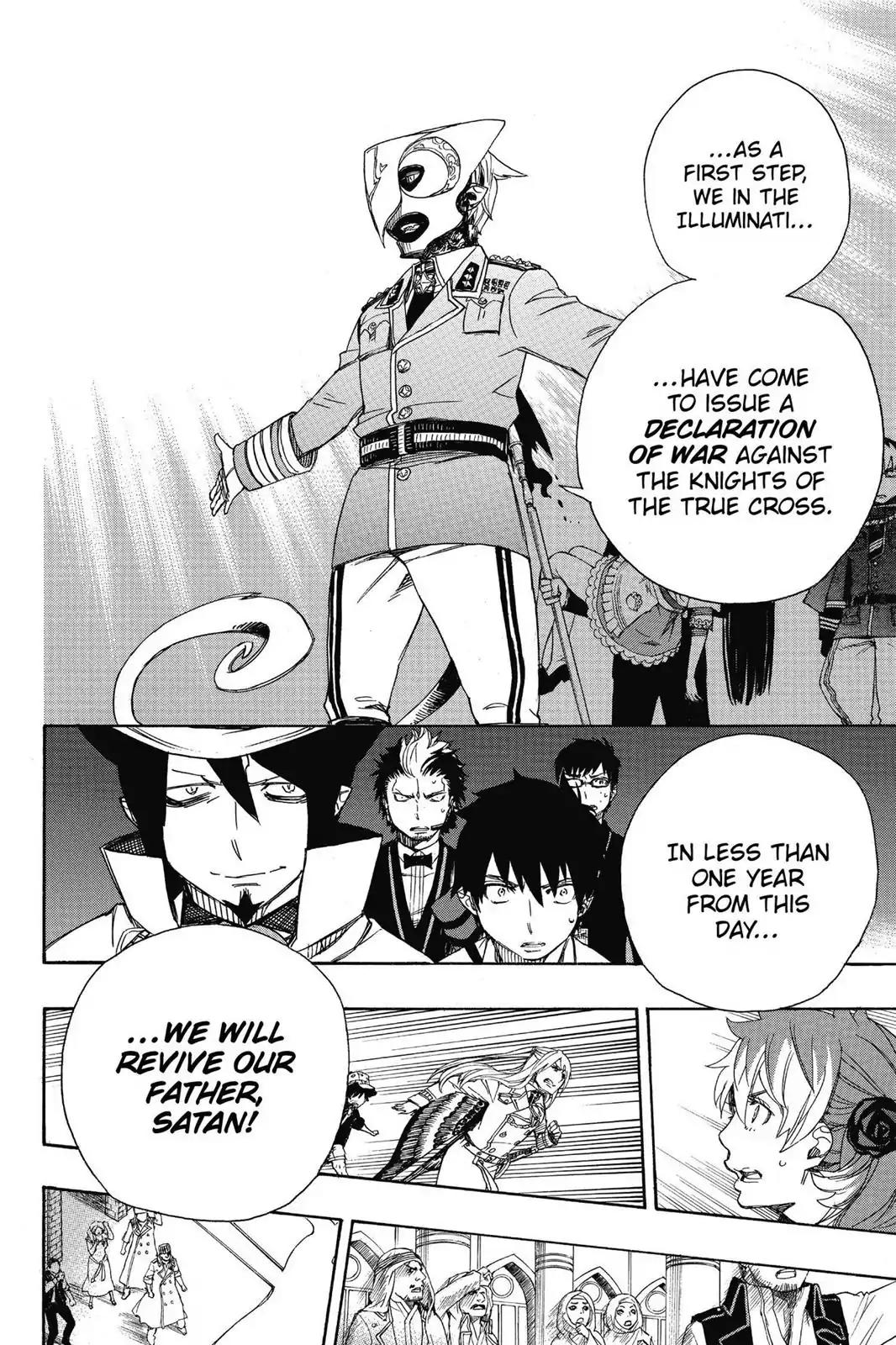 Ao no Exorcist Chapter 49 page 16 - Chapter 49: True Cross Academy Festival—The Final Night