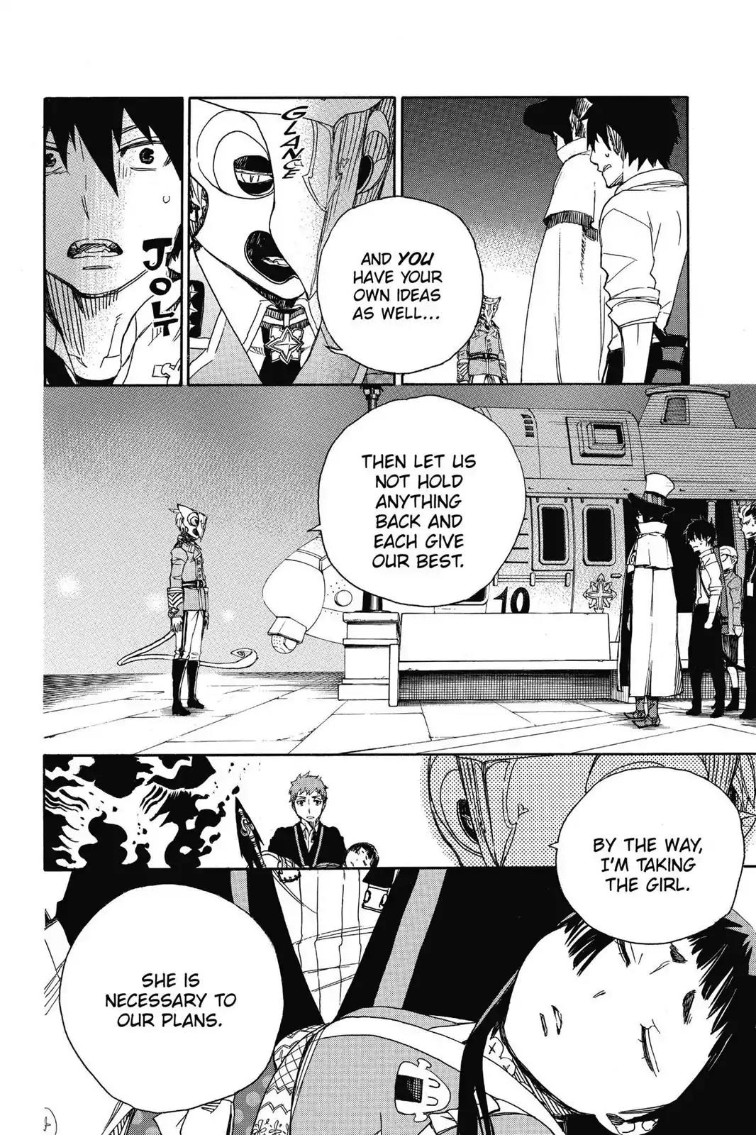 Ao no Exorcist Chapter 49 page 20 - Chapter 49: True Cross Academy Festival—The Final Night