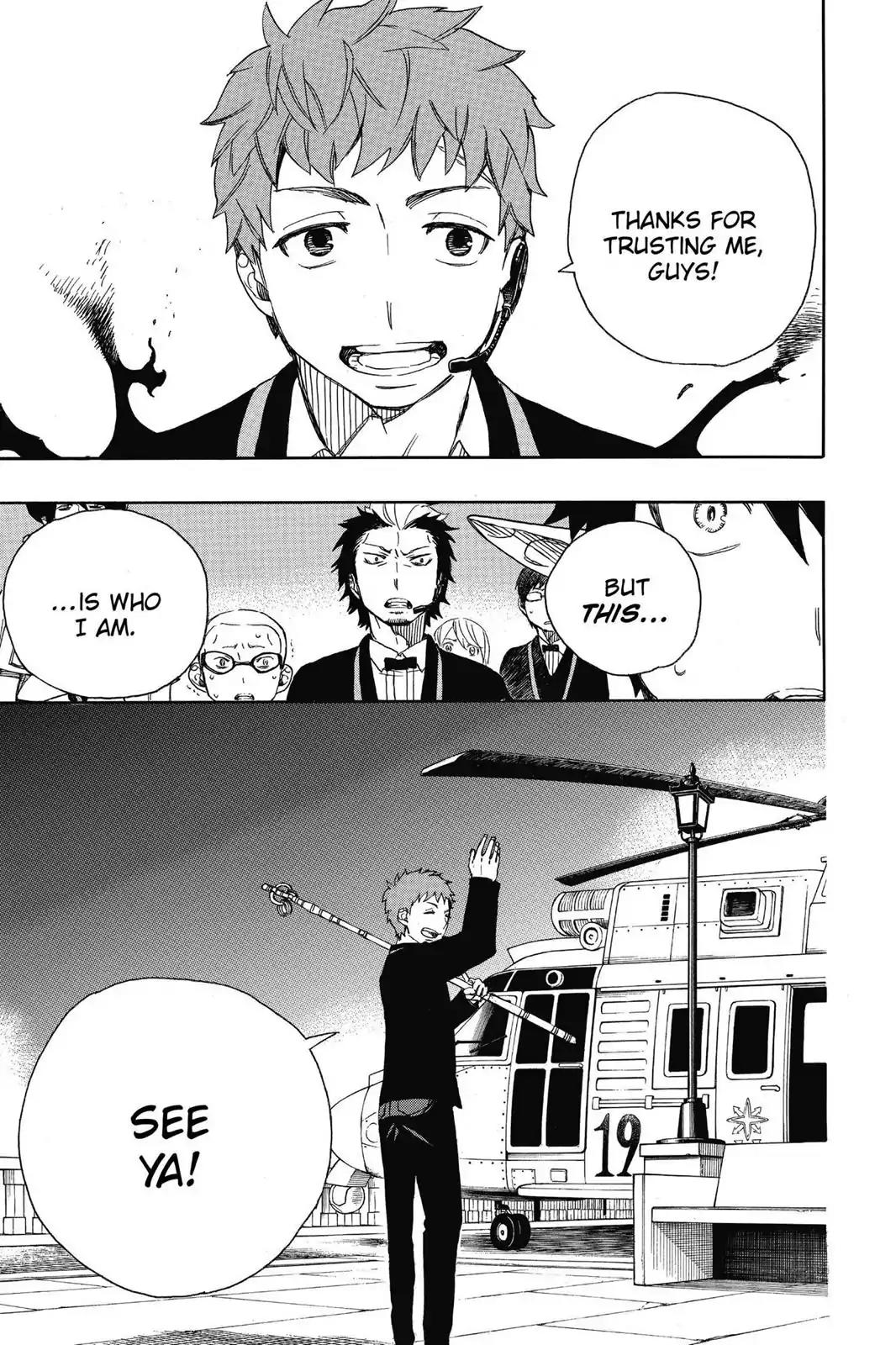 Ao no Exorcist Chapter 49 page 25 - Chapter 49: True Cross Academy Festival—The Final Night