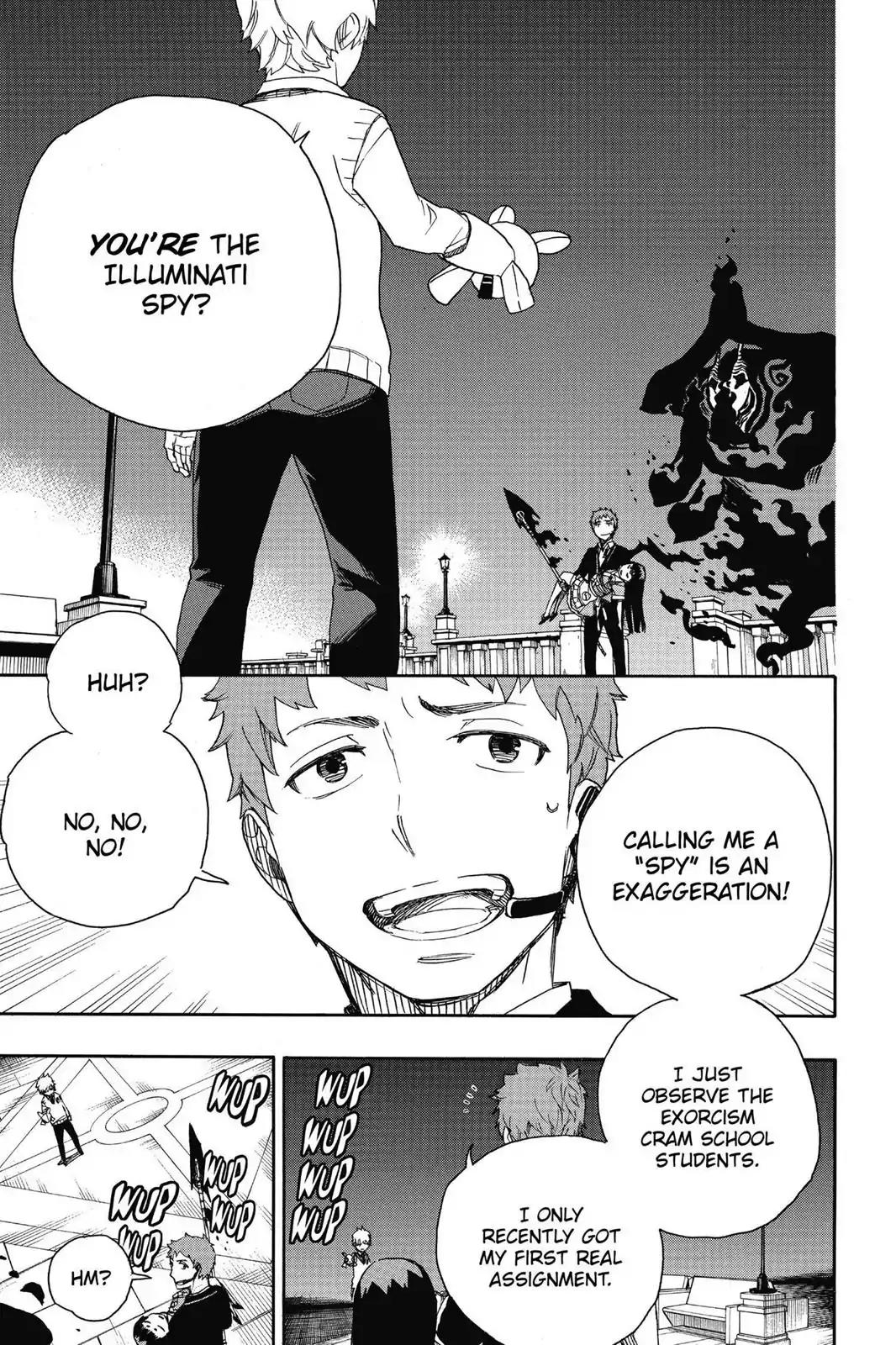 Ao no Exorcist Chapter 49 page 3 - Chapter 49: True Cross Academy Festival—The Final Night