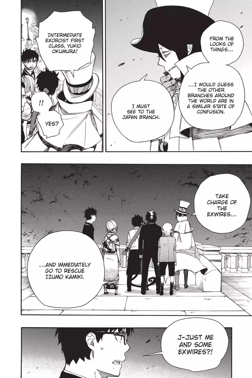 Ao no Exorcist Chapter 49 page 31 - Chapter 49: True Cross Academy Festival—The Final Night