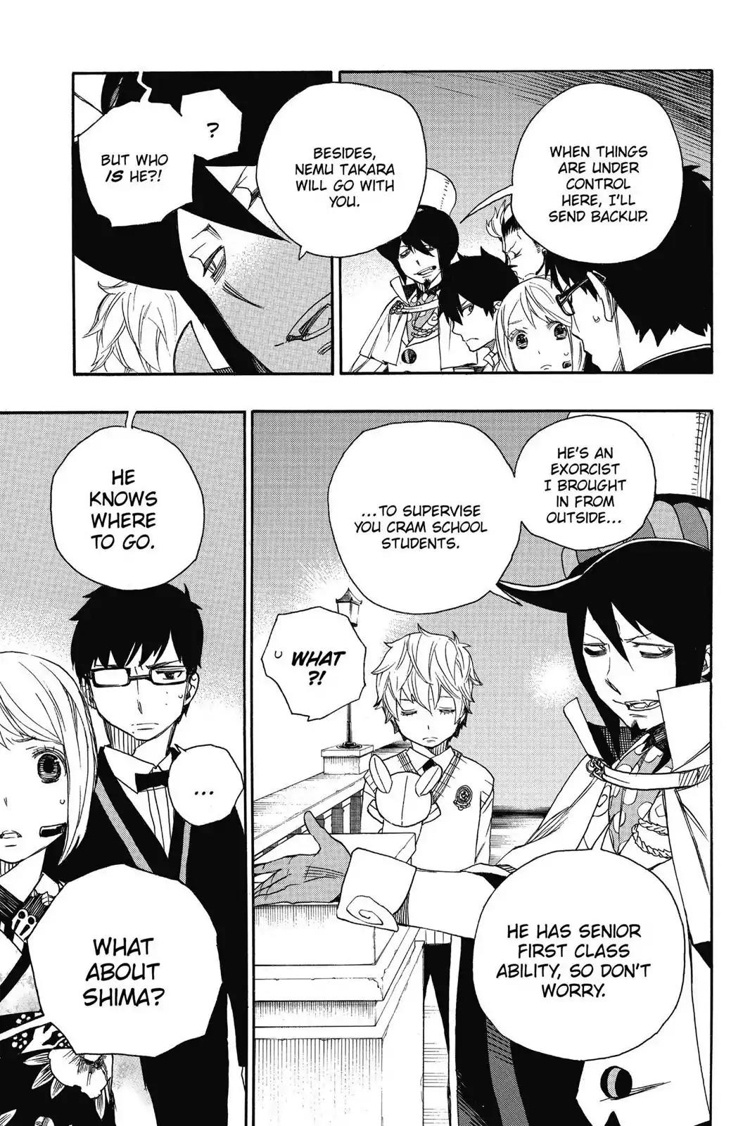 Ao no Exorcist Chapter 49 page 32 - Chapter 49: True Cross Academy Festival—The Final Night