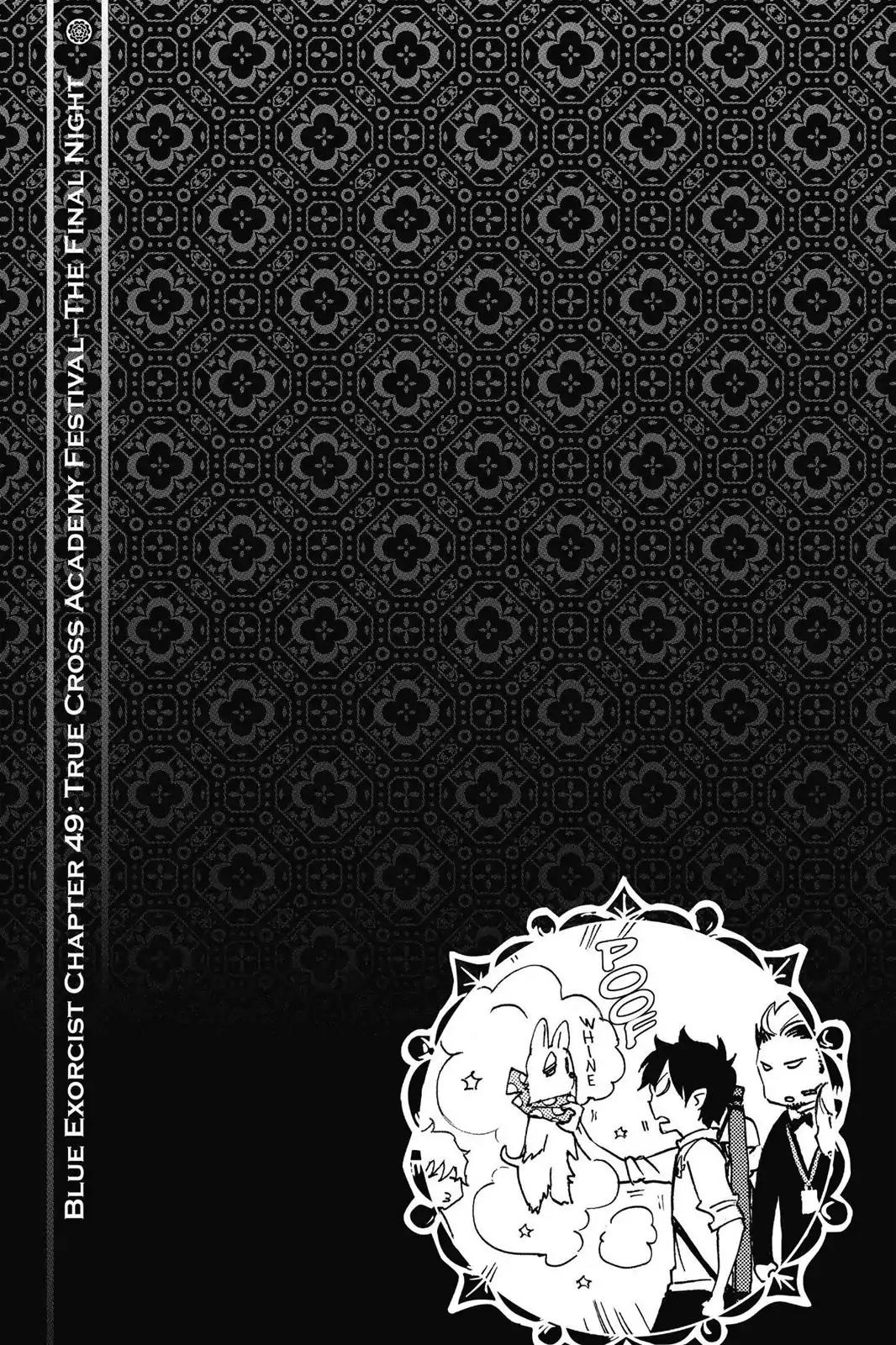 Ao no Exorcist Chapter 49 page 35 - Chapter 49: True Cross Academy Festival—The Final Night