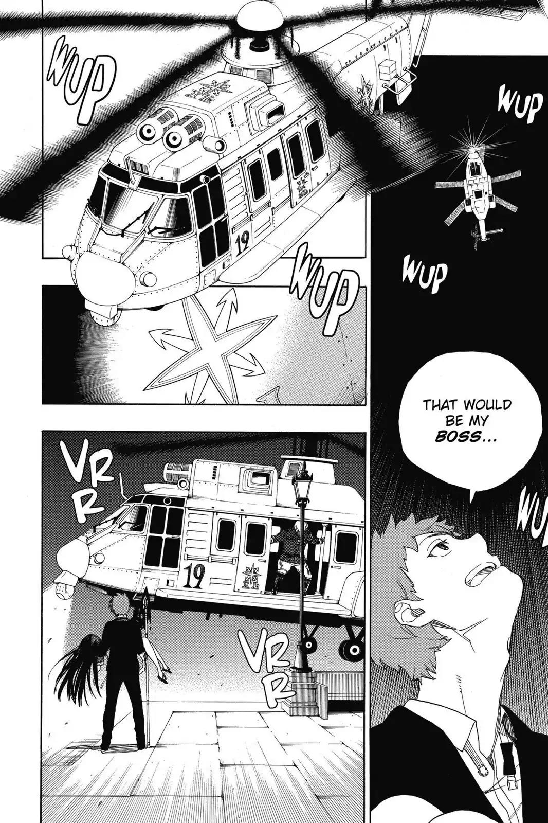Ao no Exorcist Chapter 49 page 4 - Chapter 49: True Cross Academy Festival—The Final Night