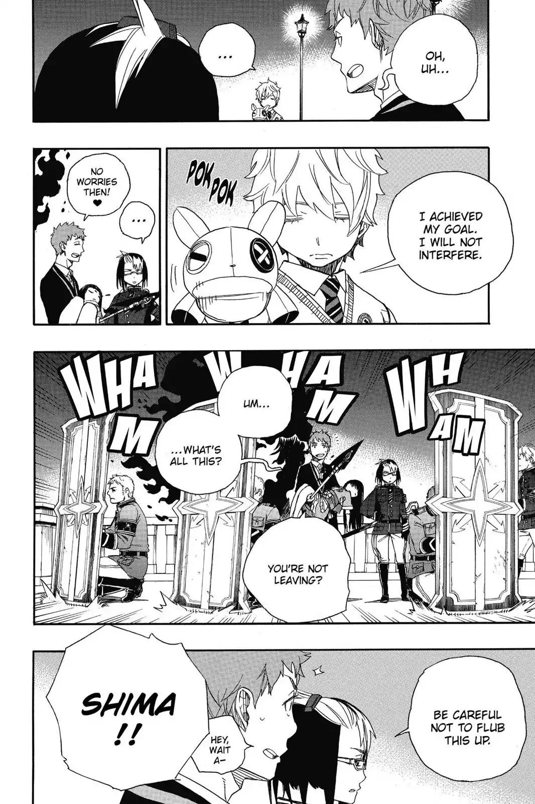 Ao no Exorcist Chapter 49 page 6 - Chapter 49: True Cross Academy Festival—The Final Night