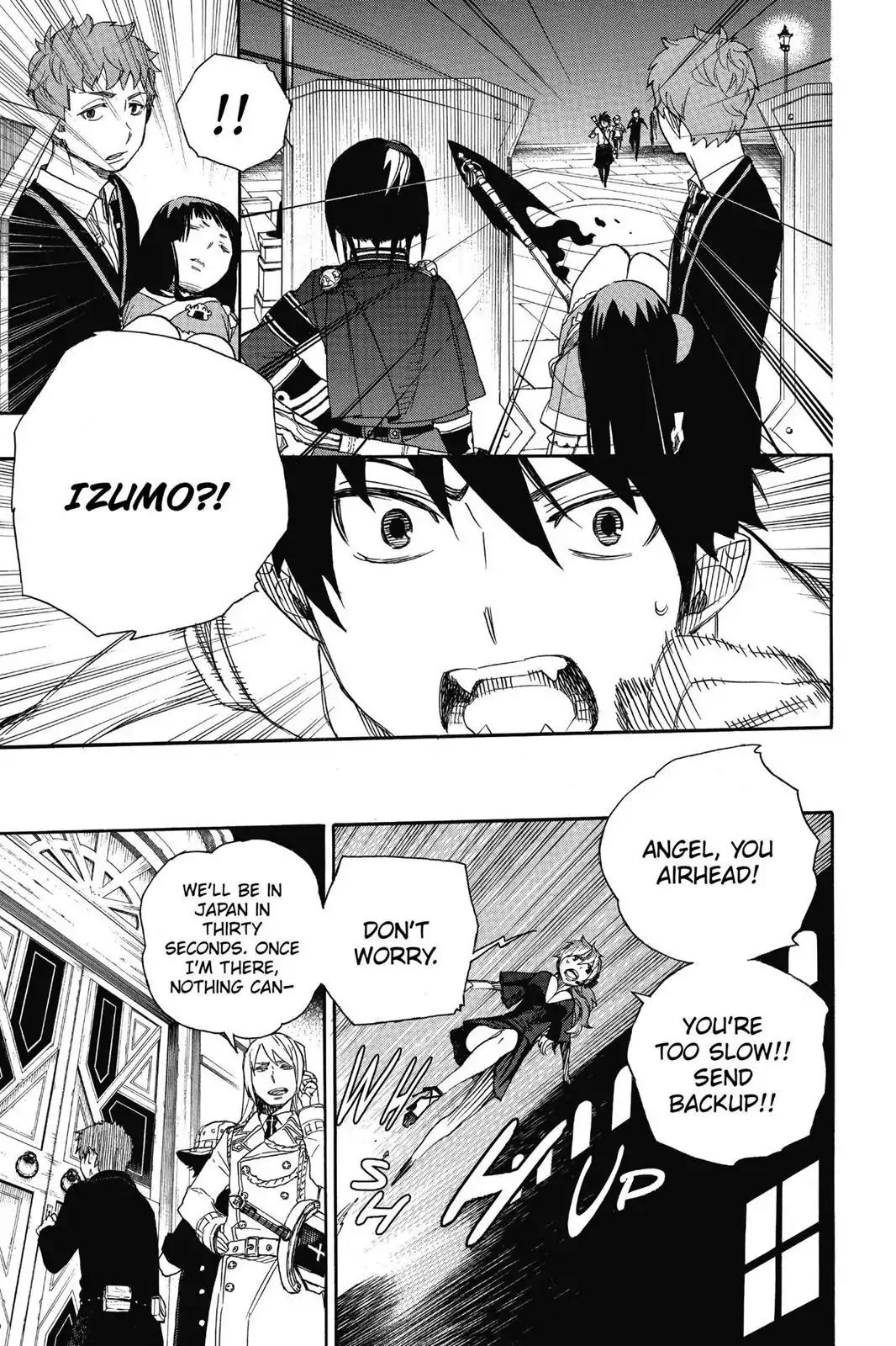 Ao no Exorcist Chapter 49 page 7 - Chapter 49: True Cross Academy Festival—The Final Night
