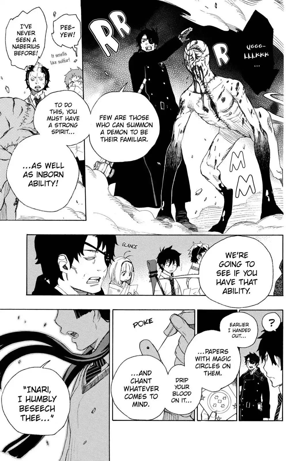 Ao no Exorcist Chapter 5 page 11 - Chapter 5: Flock of Plovers