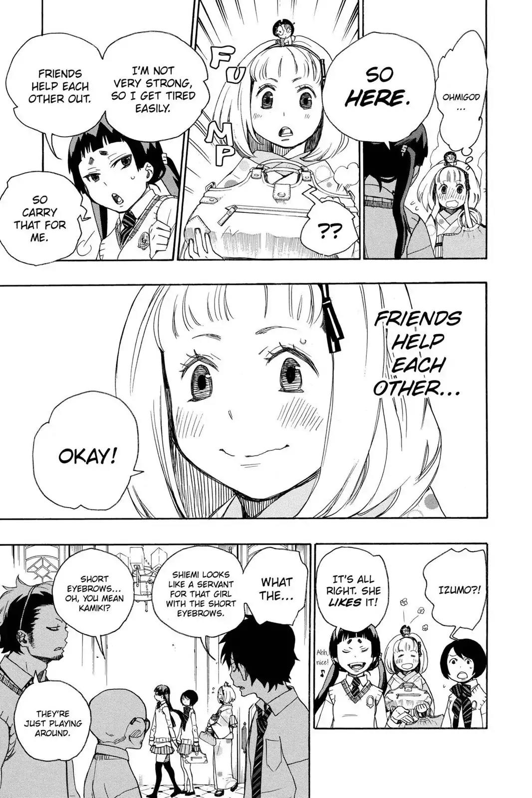 Ao no Exorcist Chapter 5 page 19 - Chapter 5: Flock of Plovers