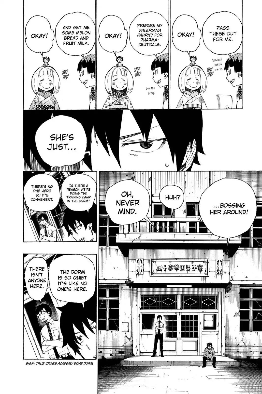 Ao no Exorcist Chapter 5 page 20 - Chapter 5: Flock of Plovers