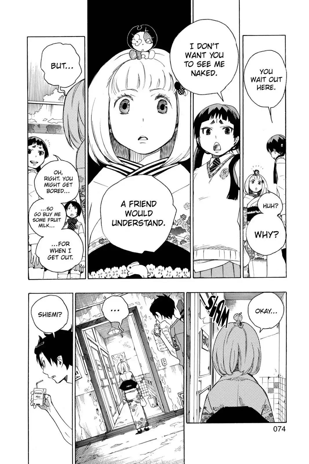Ao no Exorcist Chapter 5 page 24 - Chapter 5: Flock of Plovers