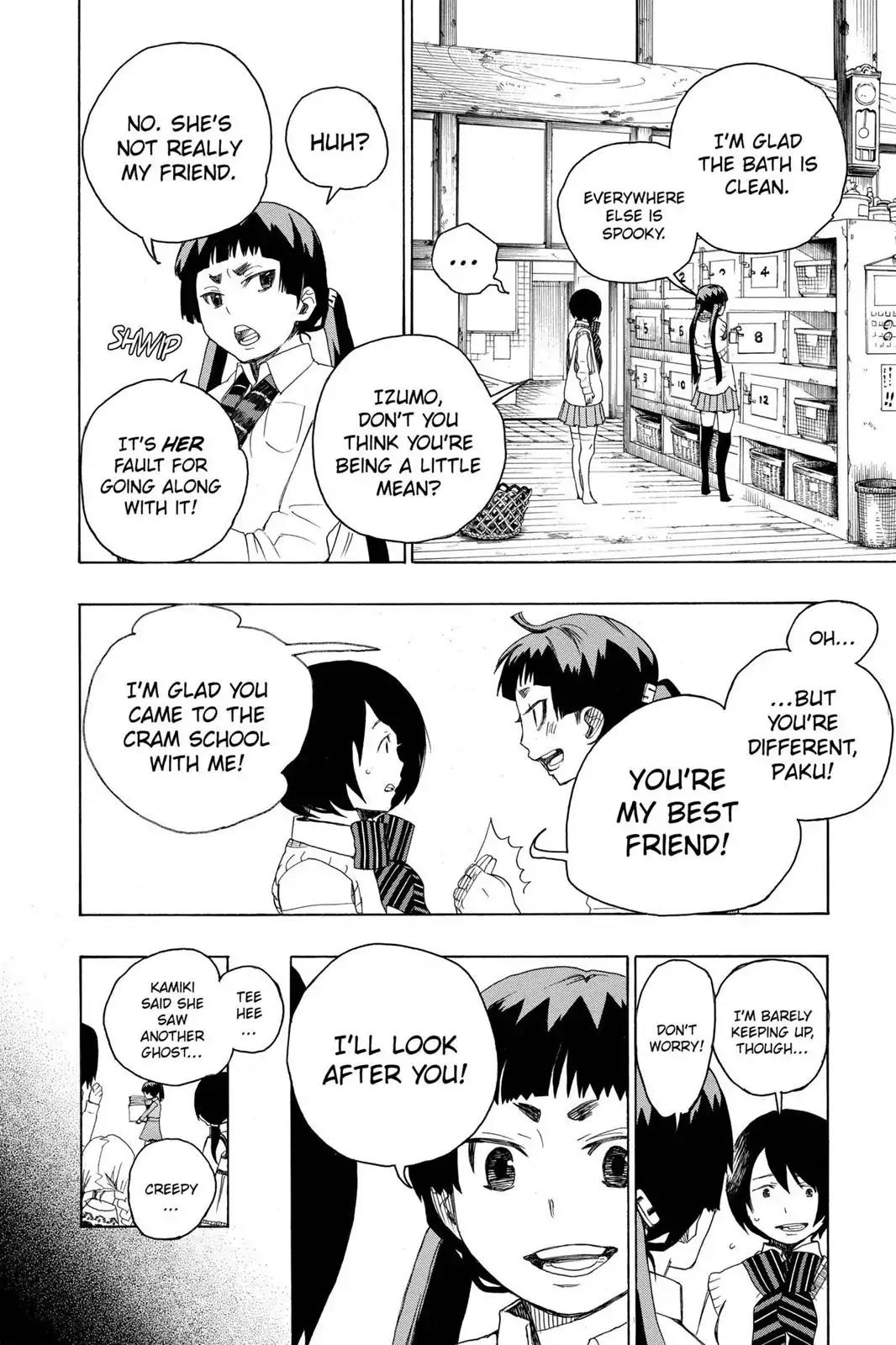 Ao no Exorcist Chapter 5 page 28 - Chapter 5: Flock of Plovers
