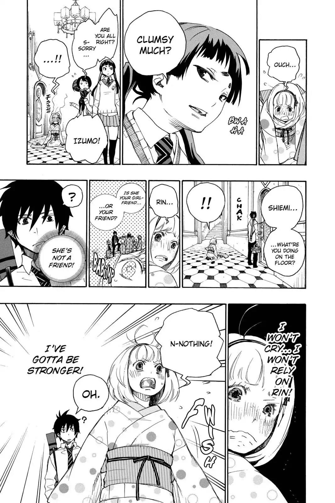 Ao no Exorcist Chapter 5 page 3 - Chapter 5: Flock of Plovers