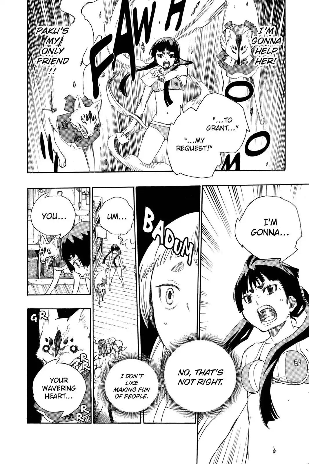 Ao no Exorcist Chapter 5 page 34 - Chapter 5: Flock of Plovers