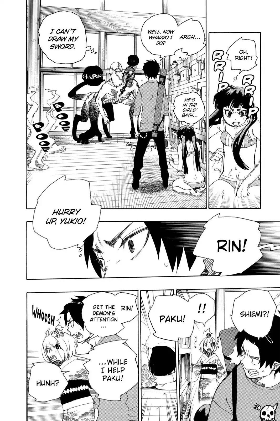Ao no Exorcist Chapter 5 page 36 - Chapter 5: Flock of Plovers