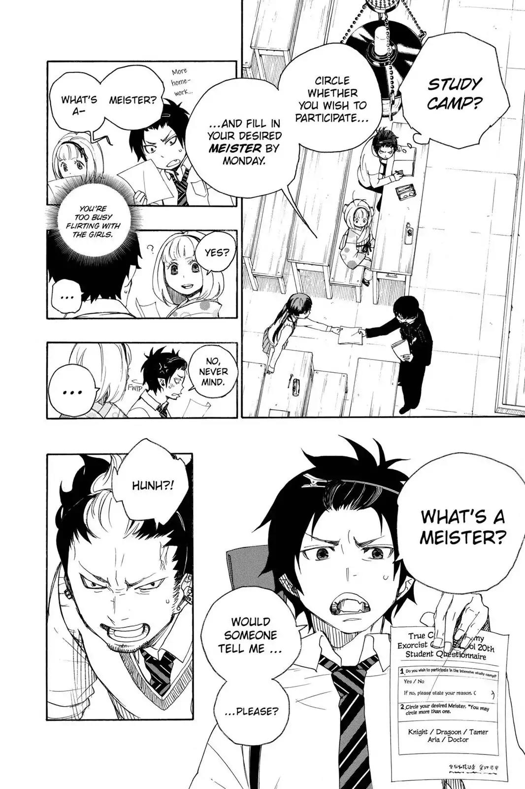 Ao no Exorcist Chapter 5 page 6 - Chapter 5: Flock of Plovers