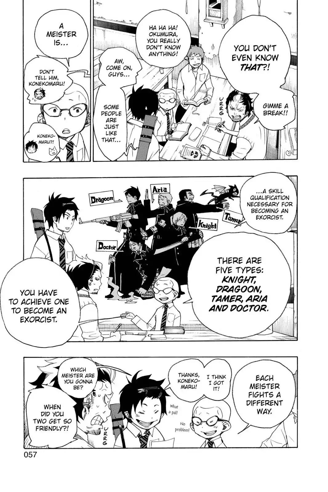 Ao no Exorcist Chapter 5 page 7 - Chapter 5: Flock of Plovers