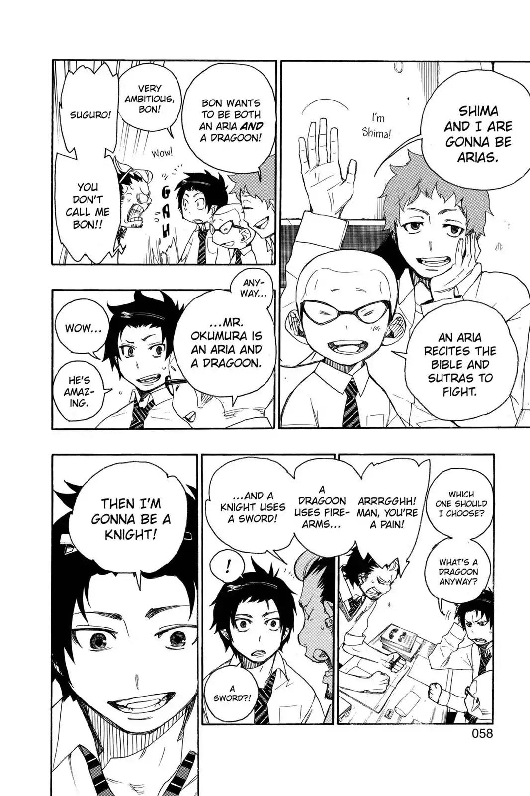 Ao no Exorcist Chapter 5 page 8 - Chapter 5: Flock of Plovers