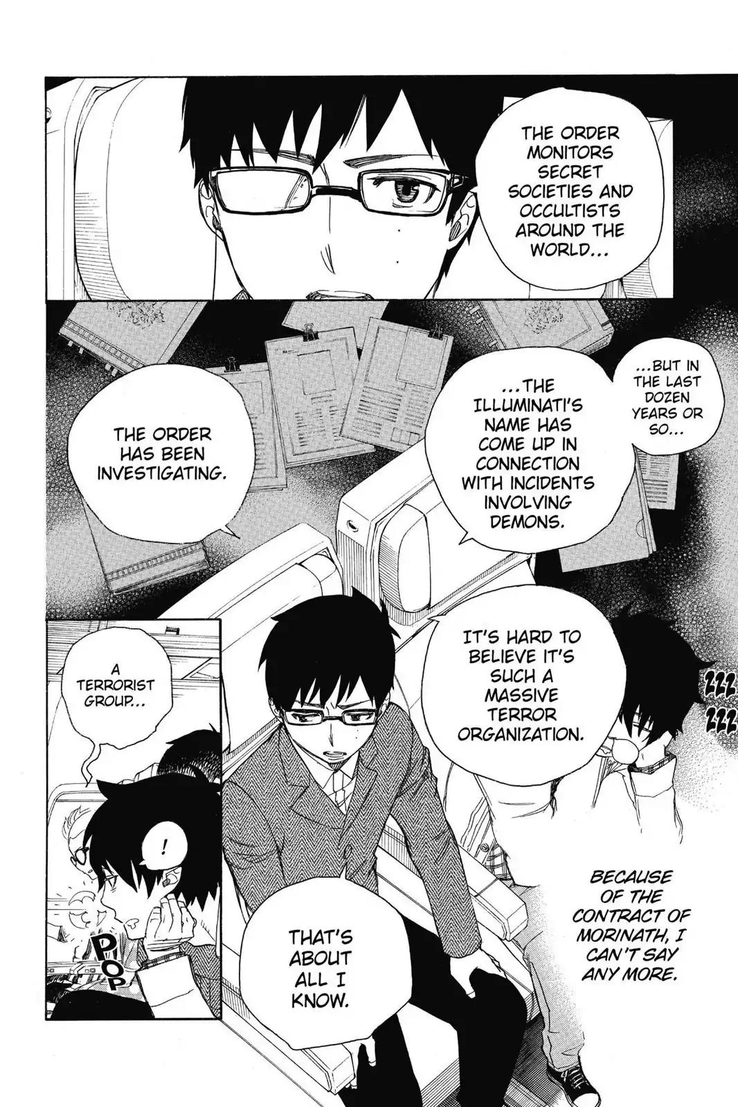Ao no Exorcist Chapter 50 page 14 - Chapter 50: The Most Important Thing to Me